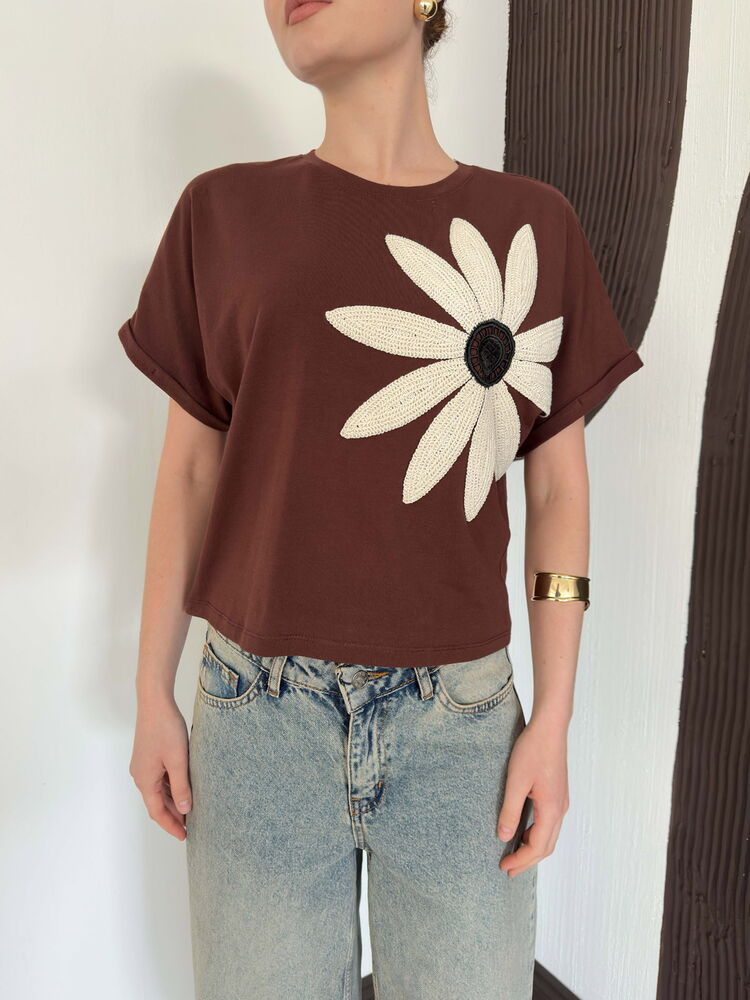 top13849 chemisier brun decontracte mignon streetwear image 4