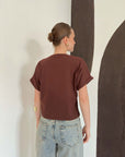 top13849 chemisier brun decontracte mignon streetwear image 5