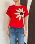 top13852 chemisier rouge decontracte mignon image 3