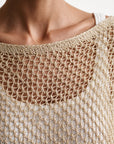 top poncho ajouré en maille légère vue produit 03