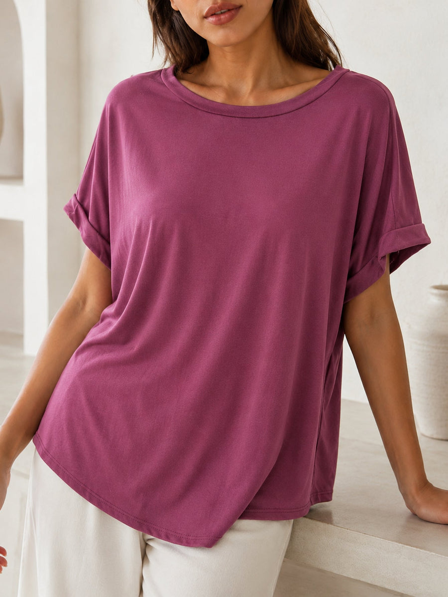top oversize modal noir assis