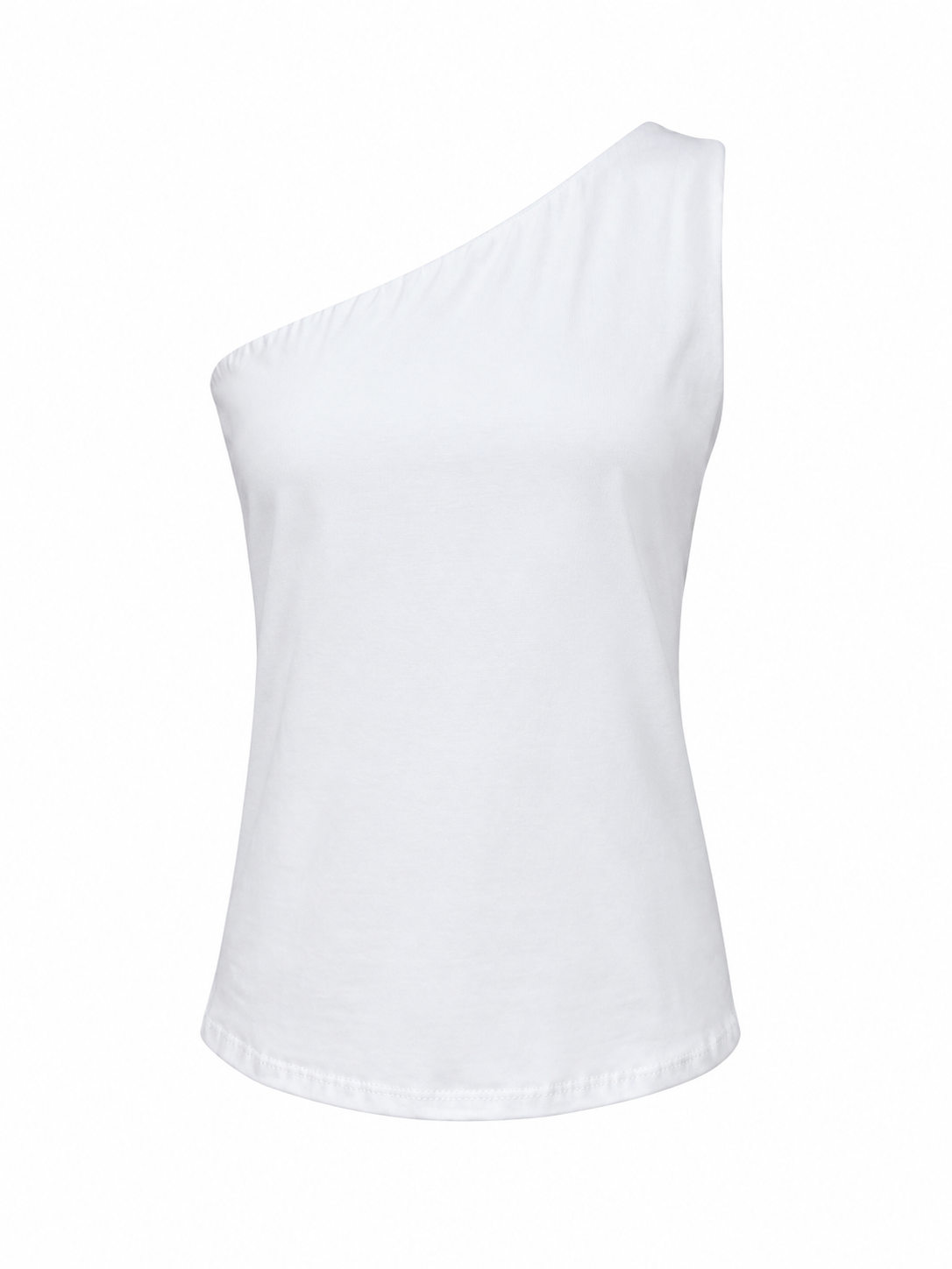 top asymetrique une epaule en coton image 4