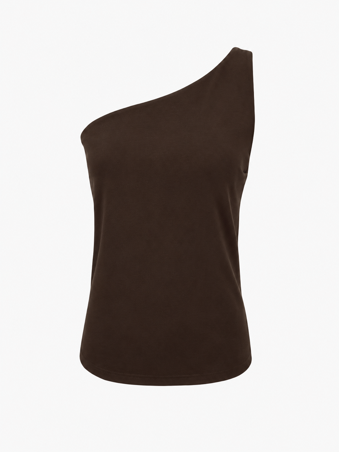 top asymetrique une epaule en coton image 1