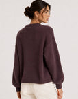 Cardigan dos prune