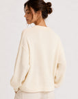 Cardigan dos écru