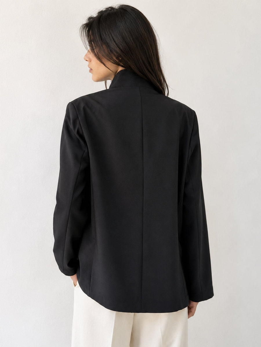 Dos veste col officier noire