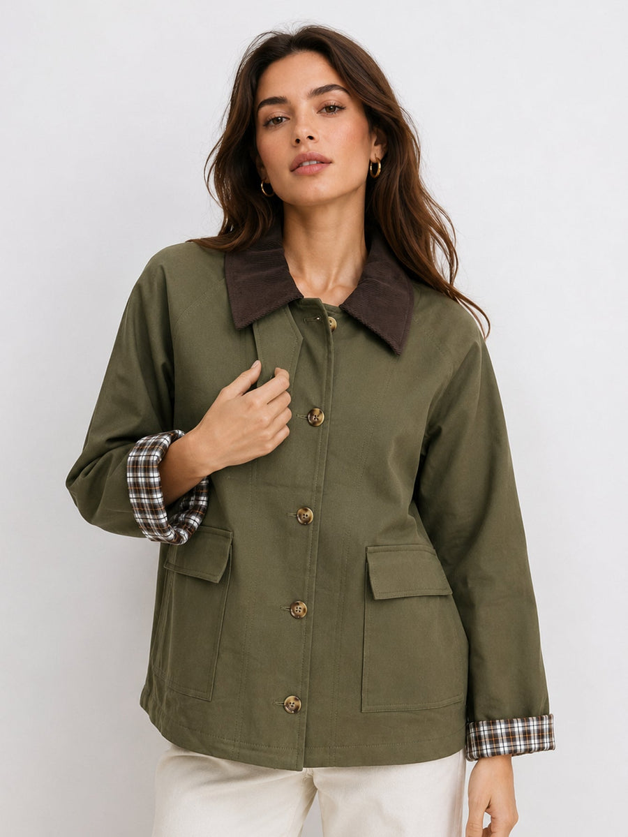 veste en coton pour femme vue 11