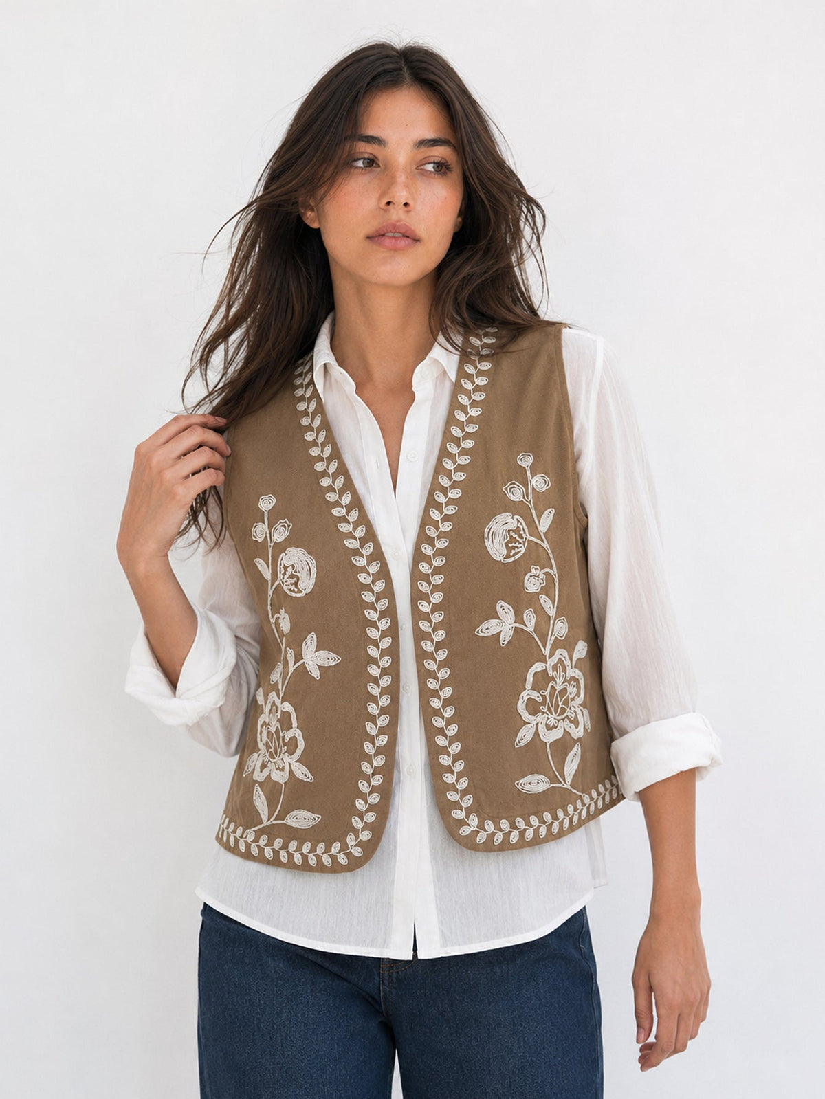 veste en coton pour femme vue 13