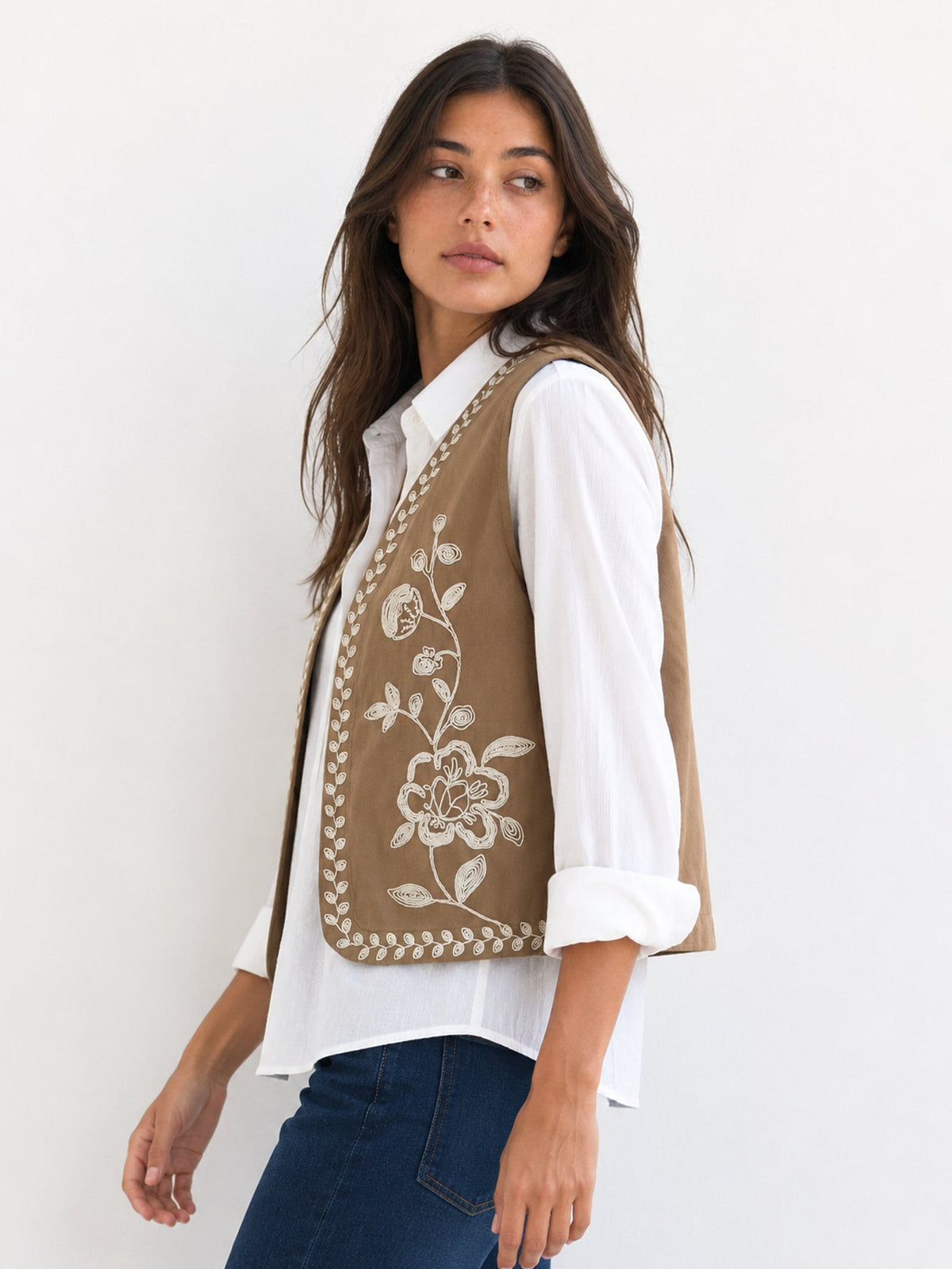 veste en coton pour femme vue 14