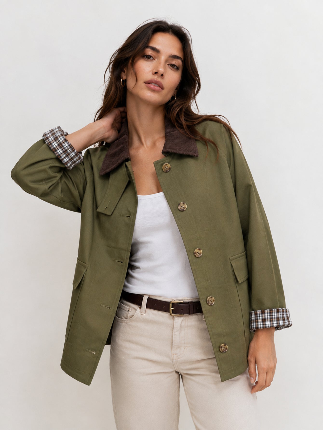 veste en coton pour femme vue 15