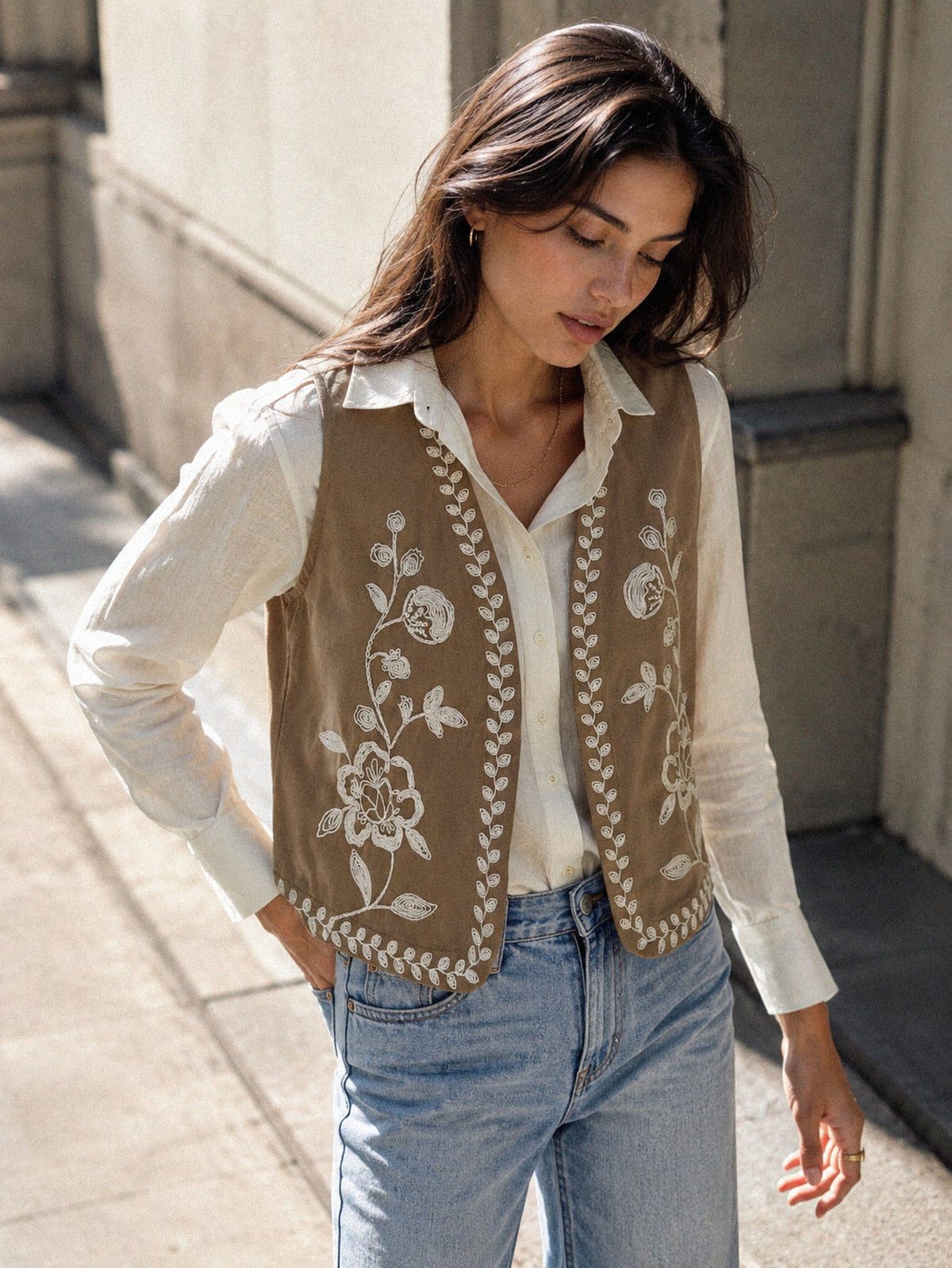 veste en coton pour femme vue 17