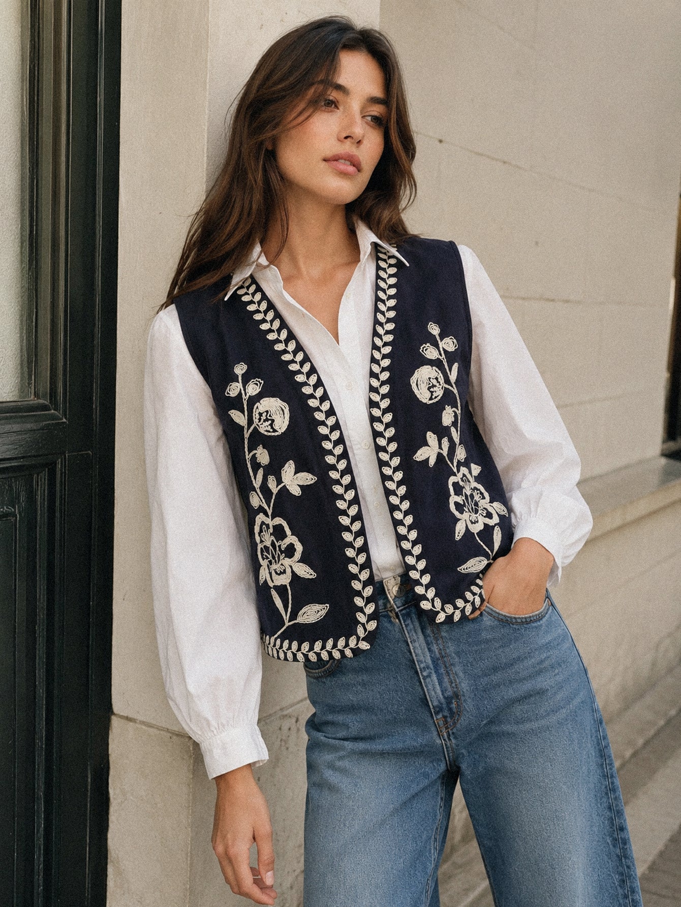 veste en coton pour femme vue 18