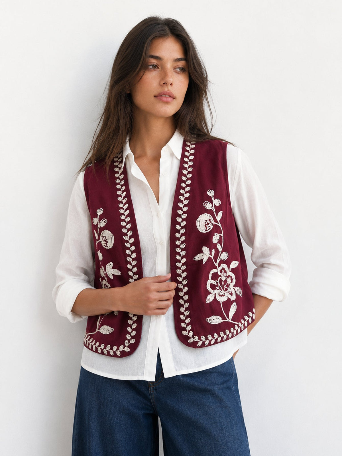 veste en coton pour femme vue 02