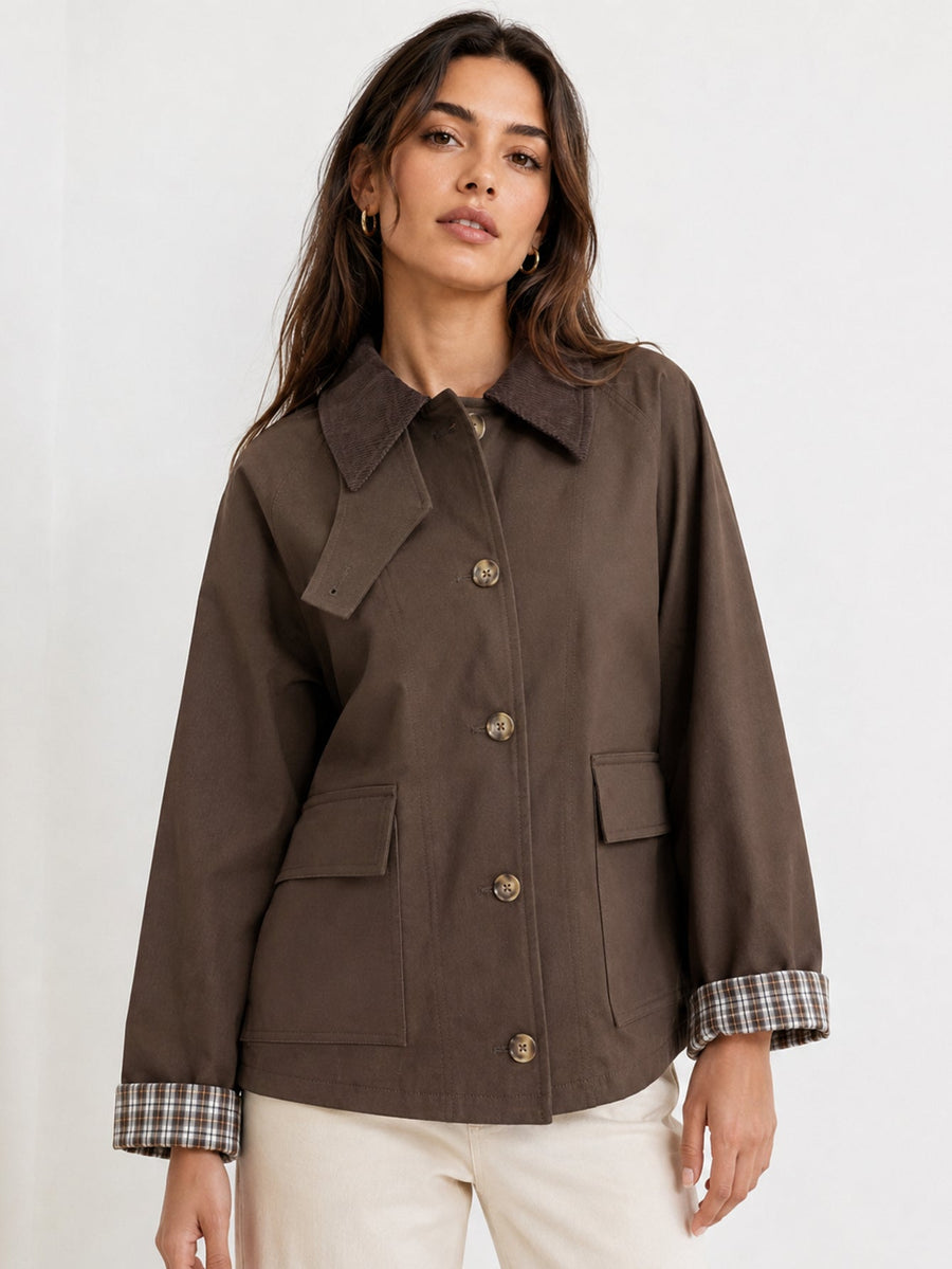 veste en coton pour femme vue 02