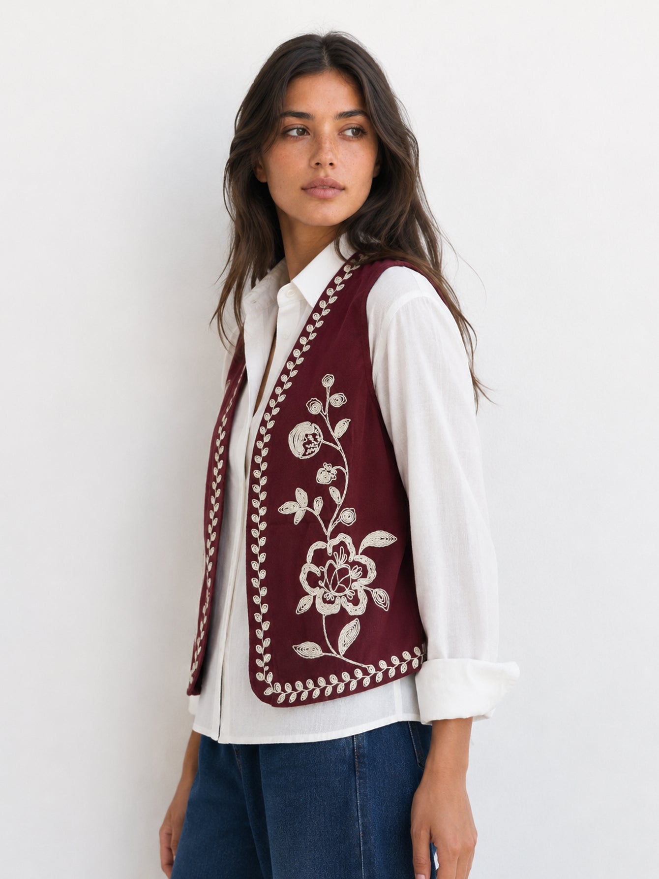 veste en coton pour femme vue 03