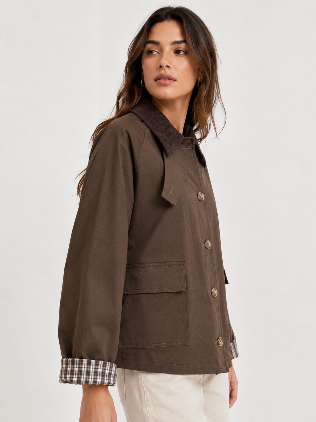 veste en coton pour femme vue 03
