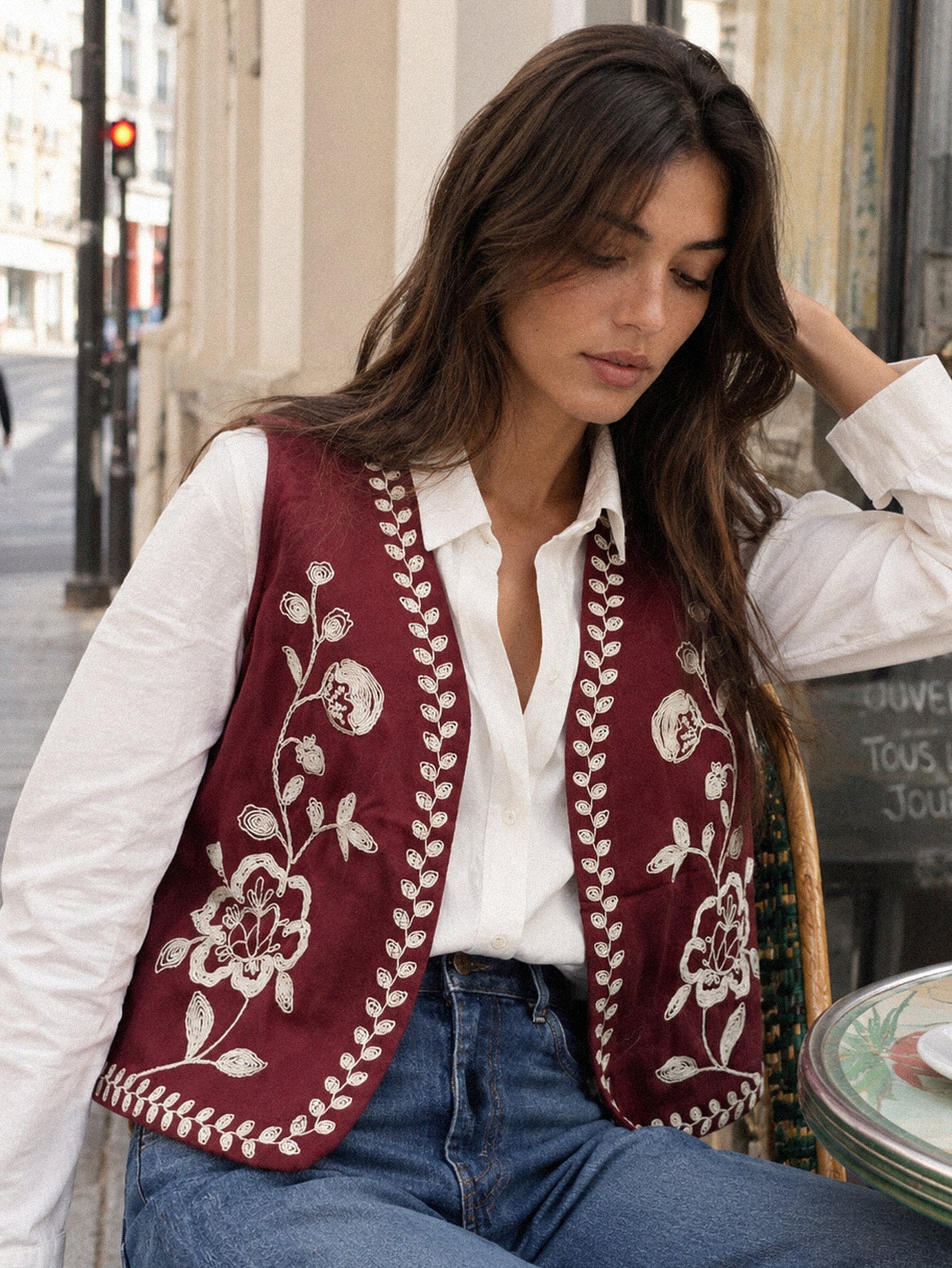 veste en coton pour femme vue 06