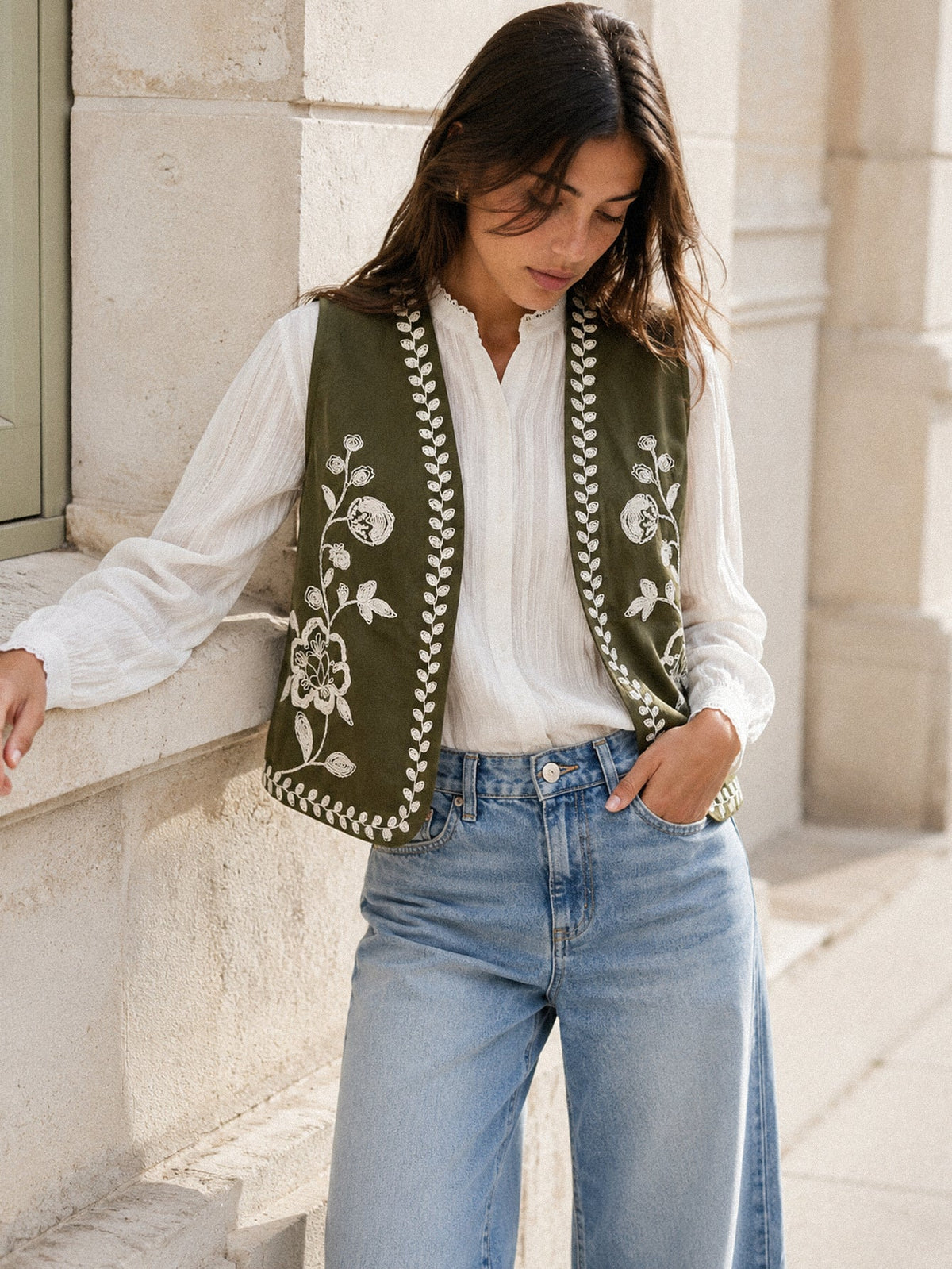 veste en coton pour femme vue 08