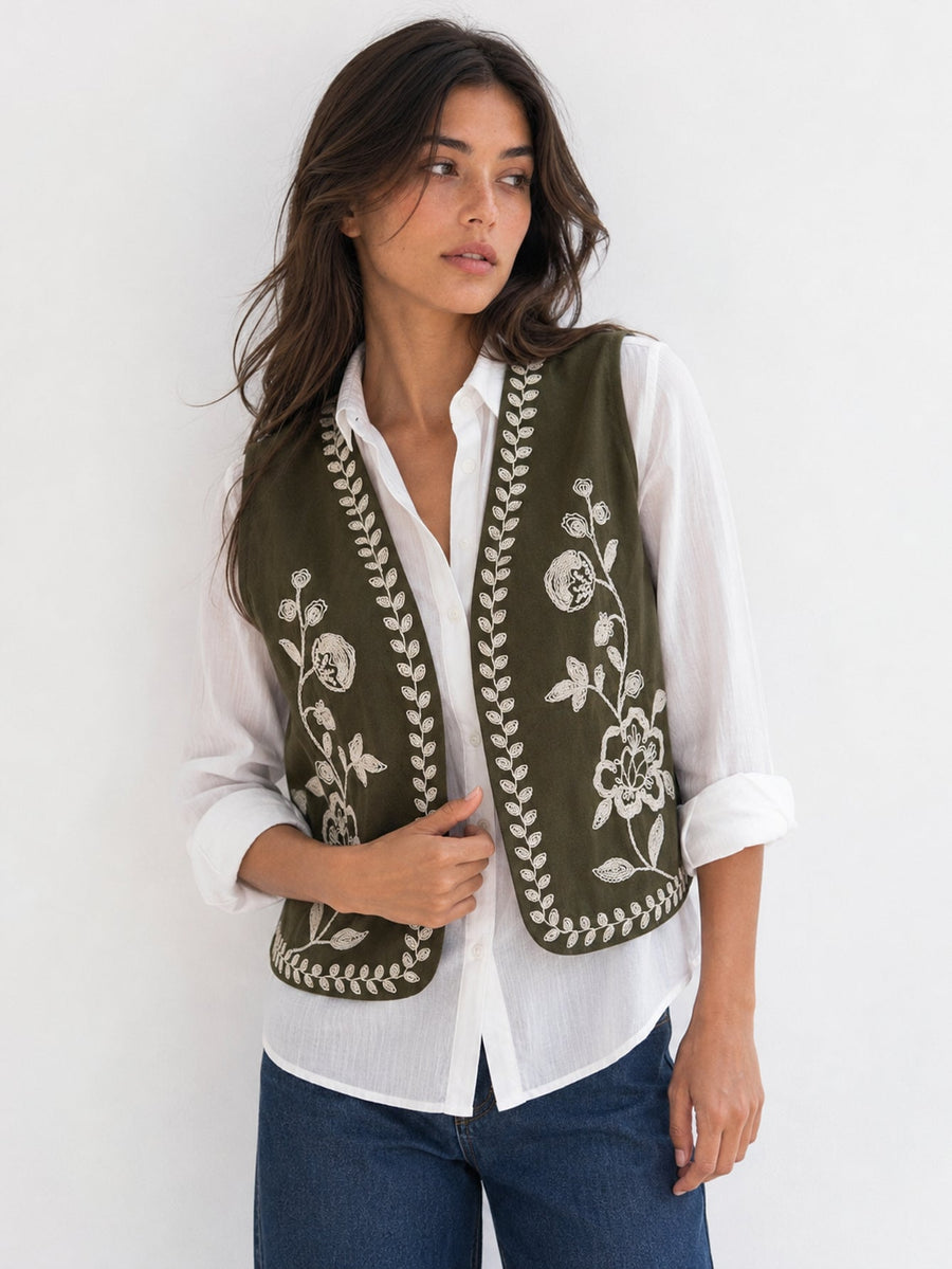 veste en coton pour femme vue 09