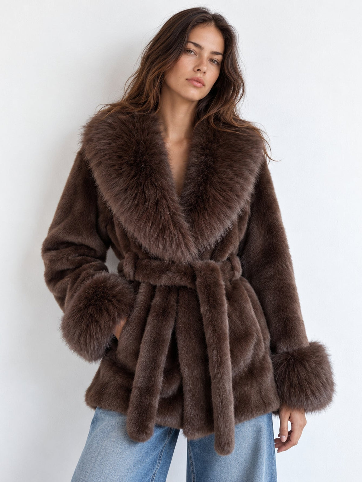 veste en laine pour femme vue 11