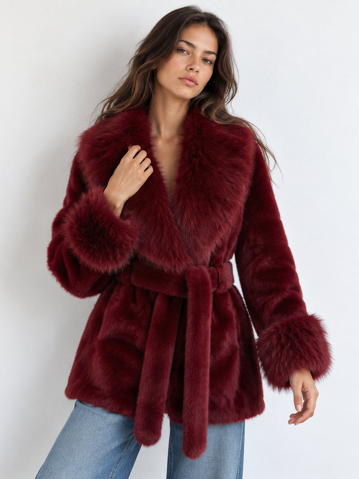 veste en laine pour femme vue 16