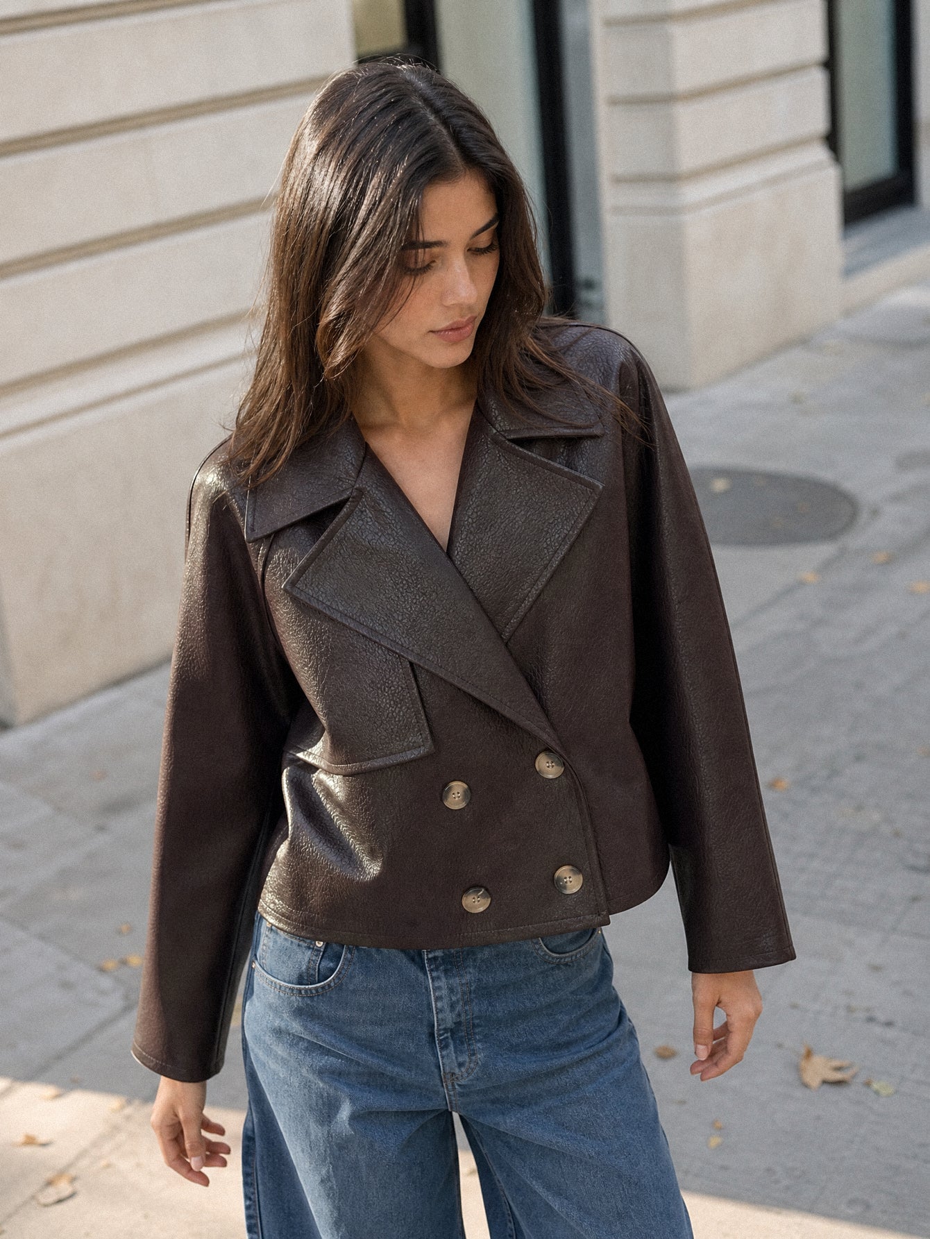 veste en poliretano pour femme vue 01