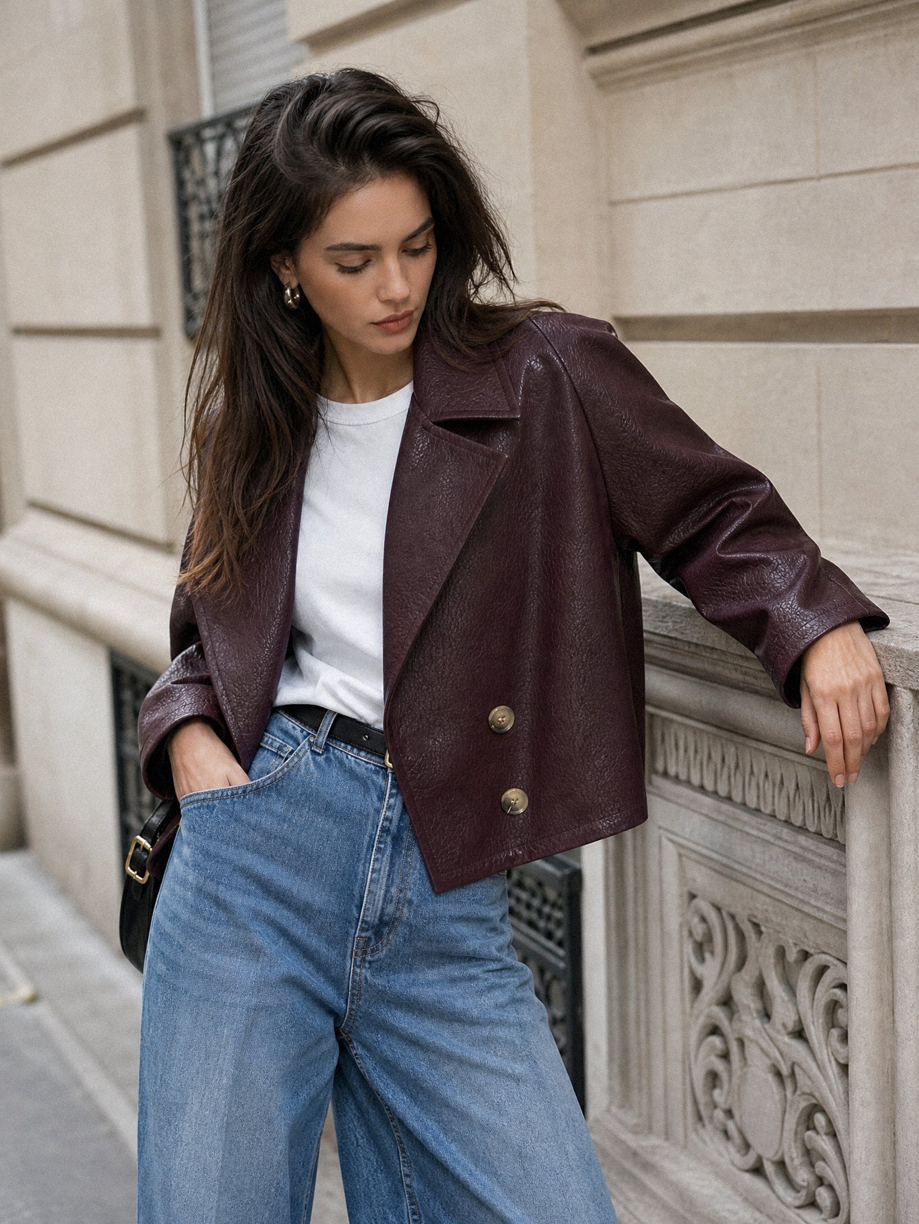 veste en poliretano pour femme vue 18