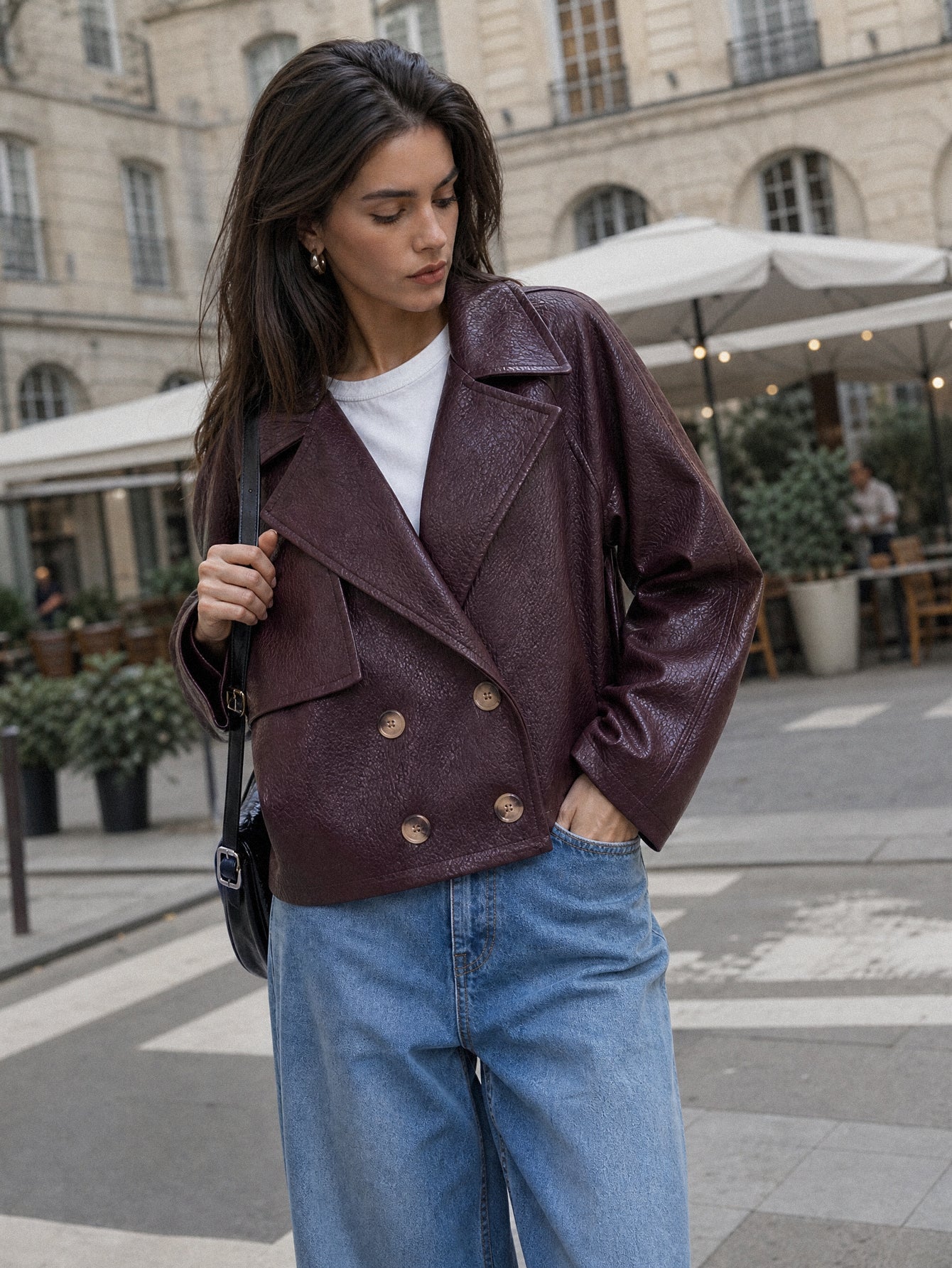 veste en poliretano pour femme vue 19