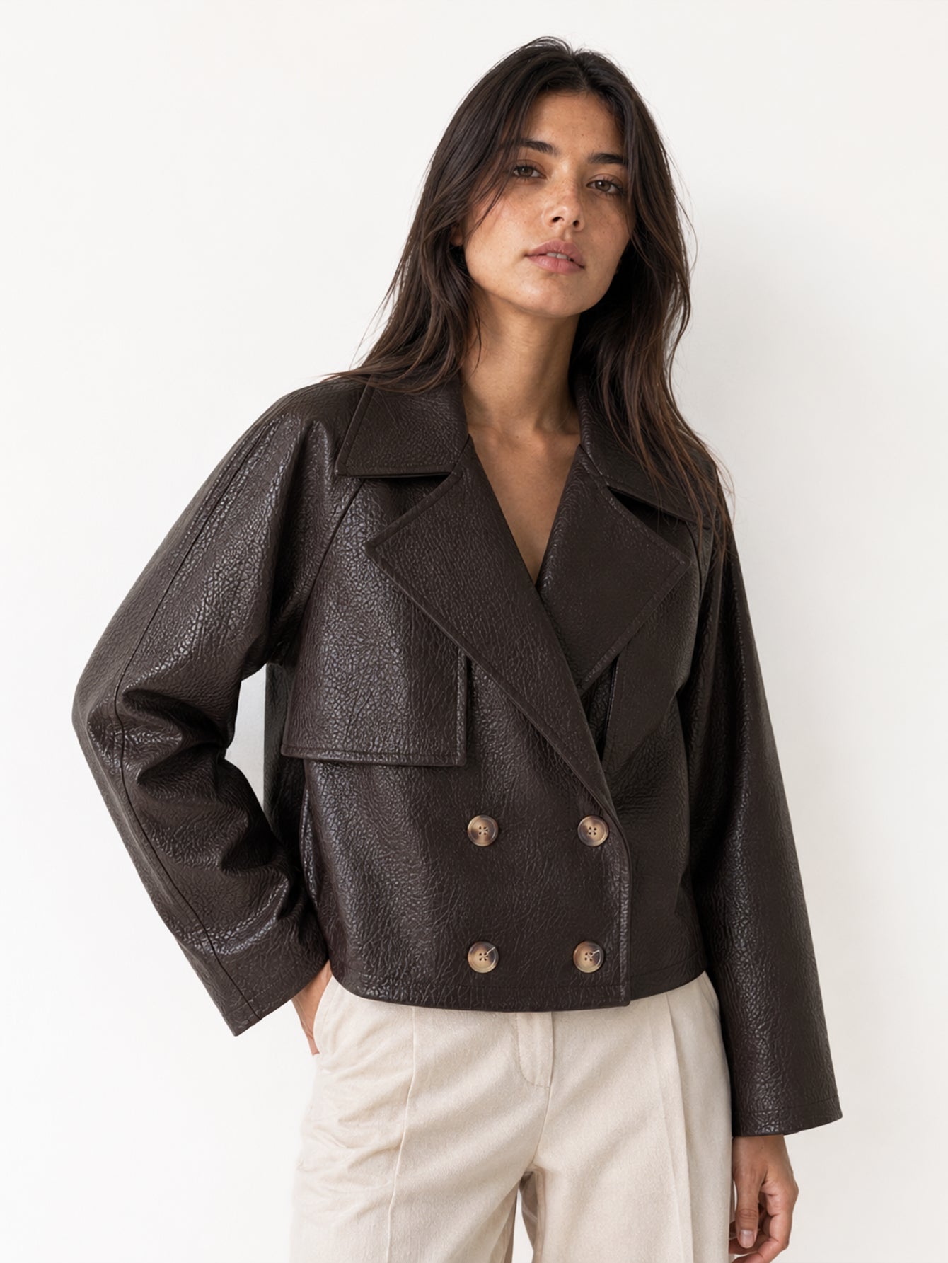 veste en poliretano pour femme vue 02