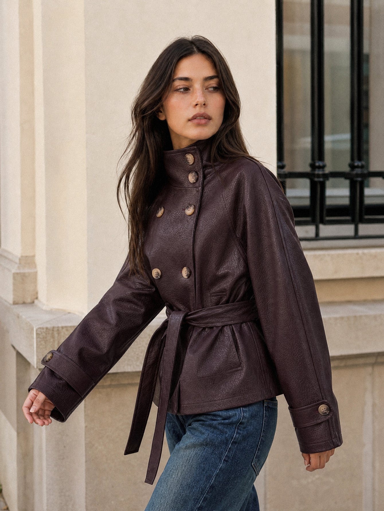 veste en poliretano pour femme vue 23