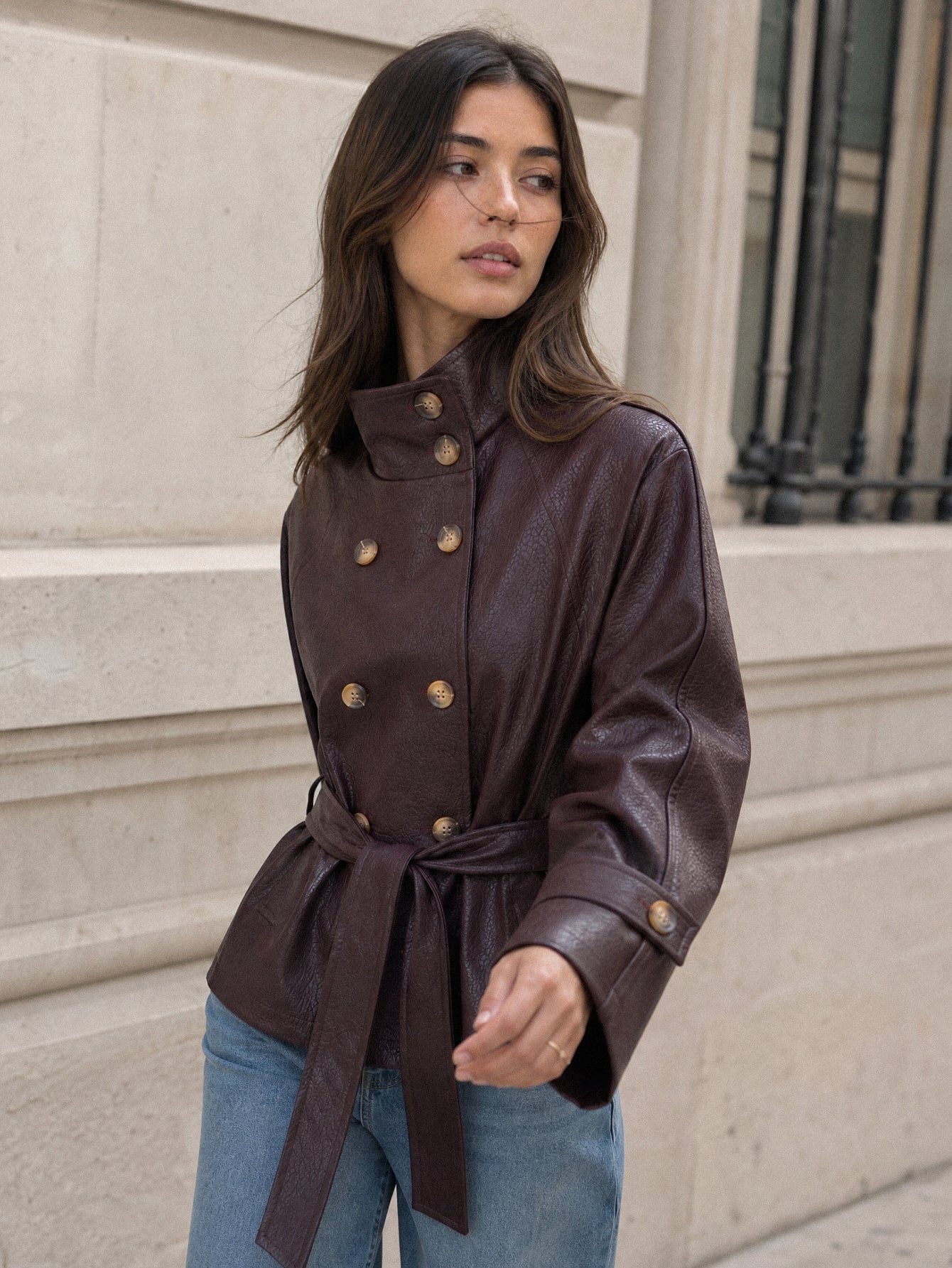 veste en poliretano pour femme vue 24