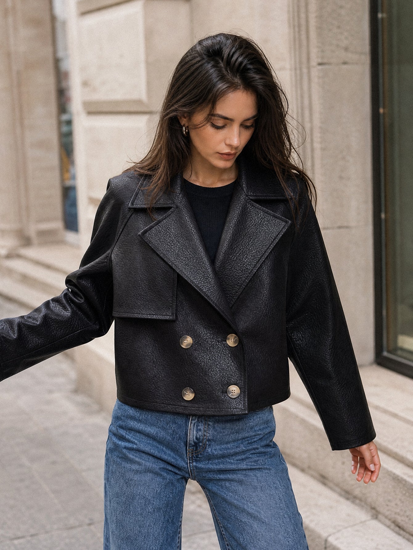 veste en poliretano pour femme vue 07
