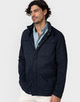 Veste saharienne bleu marine