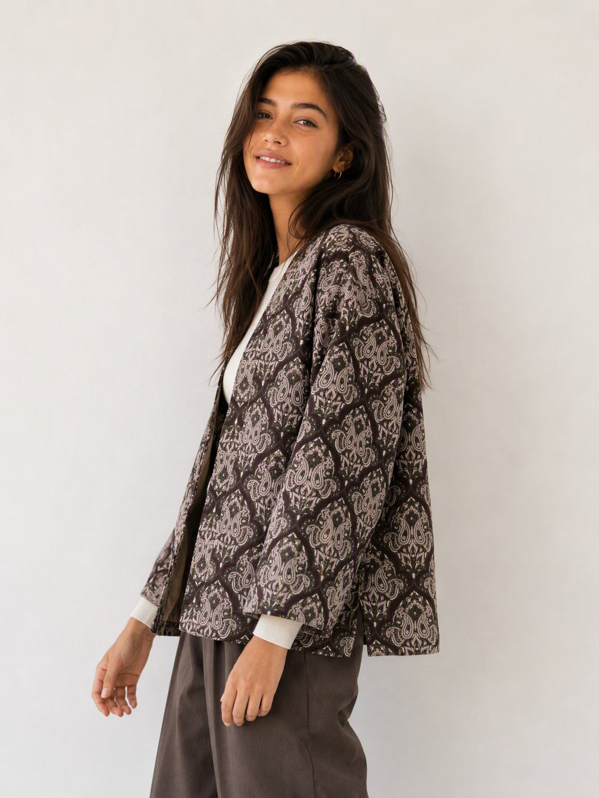 veste texturée pour femme vue 01